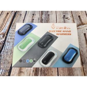Fandliss - Rechargeable Hand Warmers - 2 Pack - Black NEW Electric Hand Warmers